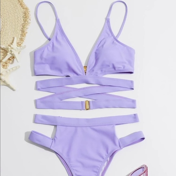 NWOT Lilac color bikini set - Picture 5 of 5